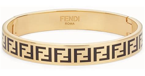 fendi f metallic logo bracelet|fendi bracelet price.